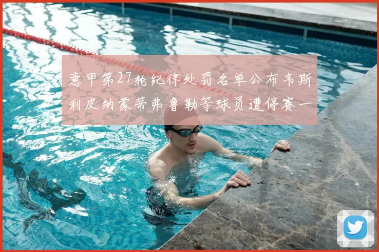 意甲第27轮纪律处罚名单公布韦斯利皮纳蒙蒂弗鲁勒等球员遭停赛一轮